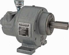 Gast - 1-1/4 hp Reversible Face/Foot Air Actuated Motor - 15:1 Gear Ratio, 200 Max RPM, 11.56" OAL, 1" Shaft Diam - All Tool & Supply