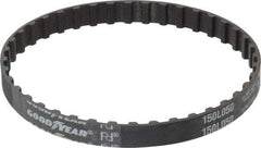 Continental ContiTech - Section L, 1/2" Wide, Timing Belt - Helanca Weave Stretch Nylon, L Series Belts Positive Drive, No. 150L - All Tool & Supply