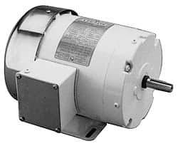 Leeson - 1/4 Max hp, 1,725 Max RPM, Electric AC DC Motor - 208-230/460 V Input, Three Phase, B56C Frame - All Tool & Supply