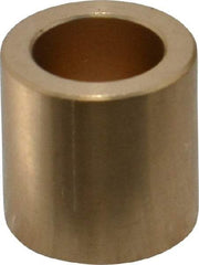 Made in USA - 1/2" Inside x 3/4" Outside Diam, Cast Bronze Sleeve Bearing - 3/4" OAL - All Tool & Supply