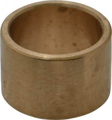 Made in USA - 5/8" Inside x 3/4" Outside Diam, Cast Bronze Sleeve Bearing - 1/2" OAL - All Tool & Supply