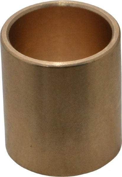 Made in USA - 3/4" Inside x 7/8" Outside Diam, Cast Bronze Sleeve Bearing - 1" OAL - All Tool & Supply