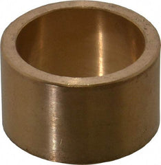 Made in USA - 1" Inside x 1-1/4" Outside Diam, Cast Bronze Sleeve Bearing - 3/4" OAL - All Tool & Supply