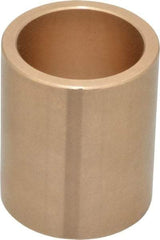 Made in USA - 1" Inside x 1-1/4" Outside Diam, Cast Bronze Sleeve Bearing - 1-1/2" OAL - All Tool & Supply