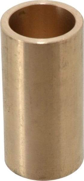 Made in USA - 1" Inside x 1-1/4" Outside Diam, Cast Bronze Sleeve Bearing - 2-1/2" OAL - All Tool & Supply