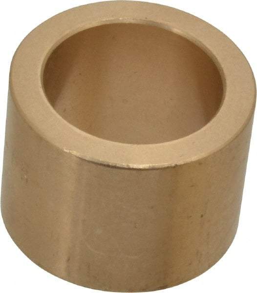 Made in USA - 1" Inside x 1-3/8" Outside Diam, Cast Bronze Sleeve Bearing - 1" OAL - All Tool & Supply