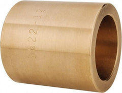 Made in USA - 1" Inside x 1-3/8" Outside Diam, Cast Bronze Sleeve Bearing - 1-1/2" OAL - All Tool & Supply