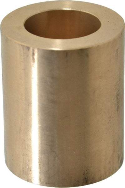 Made in USA - 1" Inside x 1-5/8" Outside Diam, Cast Bronze Sleeve Bearing - 2" OAL - All Tool & Supply