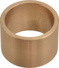 Made in USA - 1-1/4" Inside x 1-1/2" Outside Diam, Cast Bronze Sleeve Bearing - 1" OAL - All Tool & Supply