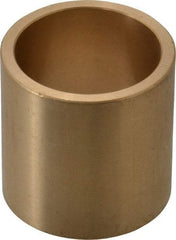 Made in USA - 1-1/4" Inside x 1-1/2" Outside Diam, Cast Bronze Sleeve Bearing - 1-1/2" OAL - All Tool & Supply