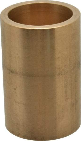 Made in USA - 1-5/16" Inside x 1-5/8" Outside Diam, Cast Bronze Sleeve Bearing - 2-1/2" OAL - All Tool & Supply