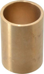 Made in USA - 1-1/2" Inside x 1-3/4" Outside Diam, Cast Bronze Sleeve Bearing - 2-1/2" OAL - All Tool & Supply