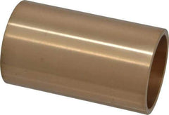 Made in USA - 1-1/2" Inside x 1-3/4" Outside Diam, Cast Bronze Sleeve Bearing - 3" OAL - All Tool & Supply