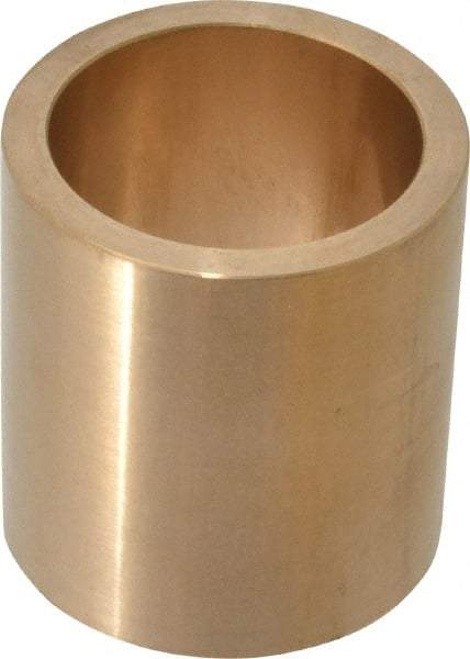 Made in USA - 1-1/2" Inside x 1-7/8" Outside Diam, Cast Bronze Sleeve Bearing - 2" OAL - All Tool & Supply