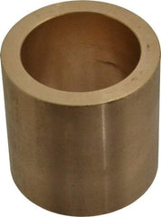 Made in USA - 1-1/2" Inside x 2" Outside Diam, Cast Bronze Sleeve Bearing - 2" OAL - All Tool & Supply