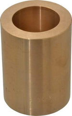 Made in USA - 1-1/2" Inside x 2-1/4" Outside Diam, Cast Bronze Sleeve Bearing - 3" OAL - All Tool & Supply