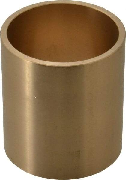 Made in USA - 2" Inside x 2-1/4" Outside Diam, Cast Bronze Sleeve Bearing - 2-1/2" OAL - All Tool & Supply