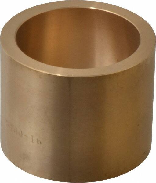 Made in USA - 2" Inside x 2-1/2" Outside Diam, Cast Bronze Sleeve Bearing - 2" OAL - All Tool & Supply