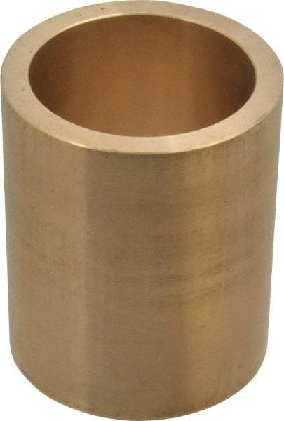 Made in USA - 2" Inside x 2-1/2" Outside Diam, Cast Bronze Sleeve Bearing - 3" OAL - All Tool & Supply