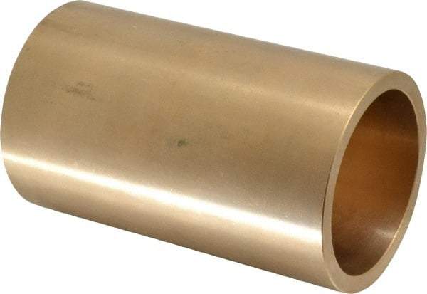 Made in USA - 2-1/2" Inside x 3" Outside Diam, Cast Bronze Sleeve Bearing - 5" OAL - All Tool & Supply