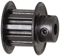 Power Drive - 44 Tooth, 5/16" Inside x 2-25/32" Outside Diam, Timing Belt Pulley - 1/4, 3/8" Belt Width, 2.801" Pitch Diam, Steel & Cast Iron - All Tool & Supply