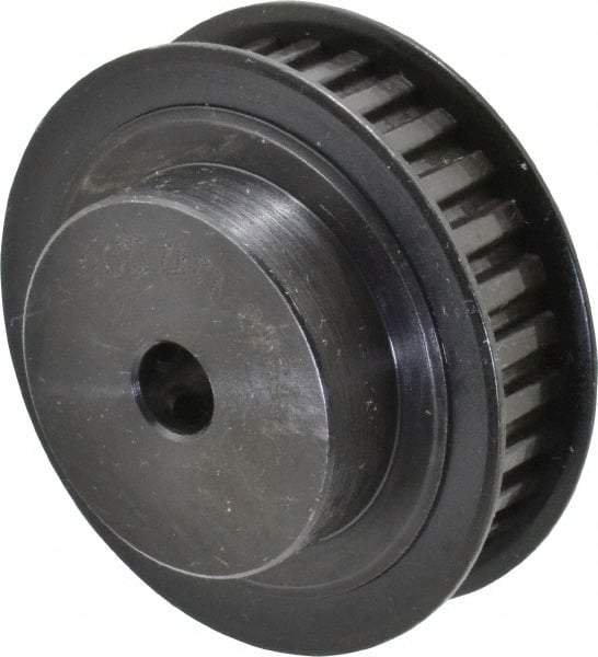 Power Drive - 30 Tooth, 5/16" Inside x 1.89" Outside Diam, Timing Belt Pulley - 1/4, 3/8" Belt Width, 1.91" Pitch Diam, Steel & Cast Iron - All Tool & Supply