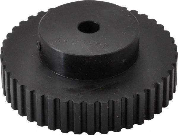 Power Drive - 42 Tooth, 5/16" Inside x 2.654" Outside Diam, Timing Belt Pulley - 1/4, 3/8" Belt Width, 2.674" Pitch Diam, Steel & Cast Iron - All Tool & Supply