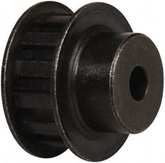 Power Drive - 13 Tooth, 3/8" Inside x 1.522" Outside Diam, Timing Belt Pulley - 1/2" Belt Width, 1.552" Pitch Diam, Steel & Cast Iron - All Tool & Supply