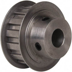 Power Drive - 14 Tooth, 1/2" Inside x 1.641" Outside Diam, Timing Belt Pulley - 1/2" Belt Width, 1.671" Pitch Diam, Steel & Cast Iron - All Tool & Supply