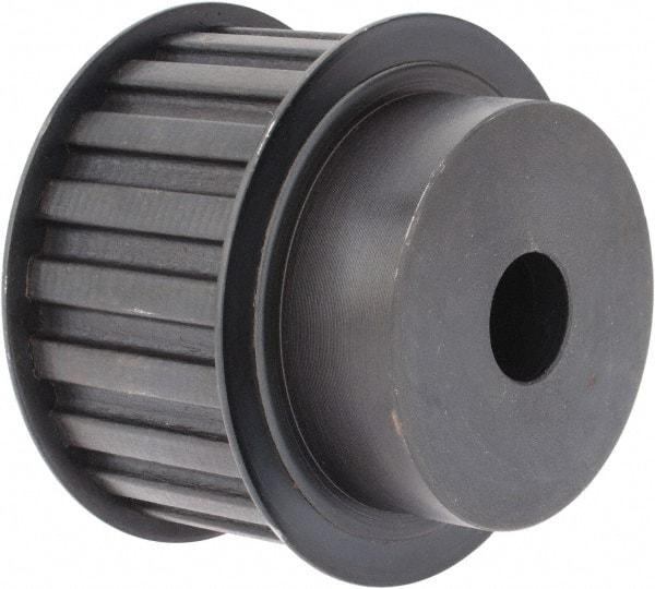 Power Drive - 20 Tooth, 3/4" Inside x 3.129" Outside Diam, Timing Belt Pulley - 1-1/2" Belt Width, 3.183" Pitch Diam, Steel & Cast Iron - All Tool & Supply