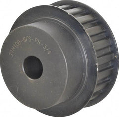 Power Drive - 21 Tooth, 3/4" Inside x 3.288" Outside Diam, Timing Belt Pulley - 3/4, 1" Belt Width, 3.342" Pitch Diam, Steel & Cast Iron - All Tool & Supply