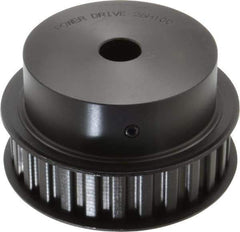 Power Drive - 26 Tooth, 3/4" Inside x 4.084" Outside Diam, Timing Belt Pulley - 3/4, 1" Belt Width, 4.138" Pitch Diam, Steel & Cast Iron - All Tool & Supply