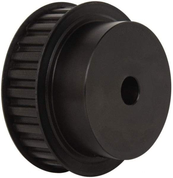 Power Drive - 28 Tooth, 3/4" Inside x 4.402" Outside Diam, Timing Belt Pulley - 3/4, 1" Belt Width, 4.456" Pitch Diam, Steel & Cast Iron - All Tool & Supply