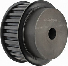 Power Drive - 26 Tooth, 3/4" Inside x 4.084" Outside Diam, Timing Belt Pulley - 1-1/2" Belt Width, 4.138" Pitch Diam, Steel & Cast Iron - All Tool & Supply