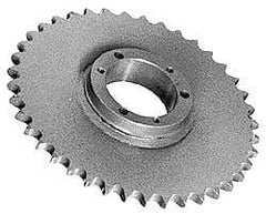 Browning - 18 Teeth, 3/4" Chain Pitch, Chain Size 60, Bushed Steel Roller-Chain Sprockets - All Tool & Supply