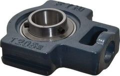 Value Collection - 2-1/4" Wide, Cast Iron Ball Bearing Take Up Unit - 1-3/32" Outside Diam - All Tool & Supply