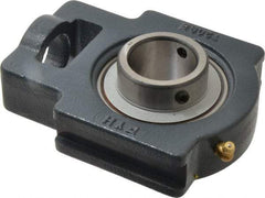 Value Collection - 3-9/32" Wide, Cast Iron Ball Bearing Take Up Unit - 1-5/16" Outside Diam - All Tool & Supply