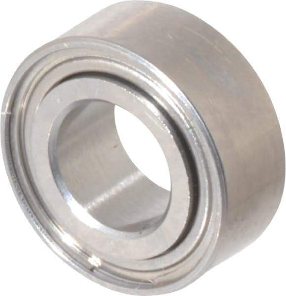 Value Collection - 5/32" Bore Diam, 5/16" OD, Double Shield Miniature Radial Ball Bearing - 1/8" Wide, 1 Row, Round Bore, 29 Lb Static Capacity, 81 Lb Dynamic Capacity - All Tool & Supply