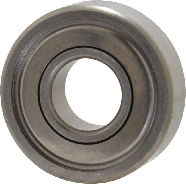 Value Collection - 1/4" Bore Diam, 5/8" OD, Double Shield Miniature Radial Ball Bearing - 0.196" Wide, 1 Row, Round Bore, 128 Lb Static Capacity, 335 Lb Dynamic Capacity - All Tool & Supply