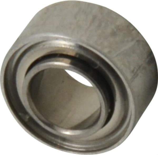 Value Collection - 5/32" Bore Diam, 5/16" OD, Double Shield Miniature Radial Ball Bearing - 1/8" Wide, 1 Row, Round Bore, 29 Lb Static Capacity, 81 Lb Dynamic Capacity - All Tool & Supply