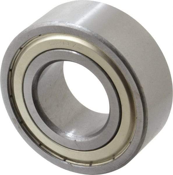 Tritan - 35mm Bore Diam, 72mm OD, Double Shield Angular Contact Radial Ball Bearing - 27mm Wide, 2 Rows, Round Bore, 6,200 Lb Static Capacity, 8,500 Lb Dynamic Capacity - All Tool & Supply