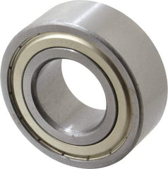 Tritan - 35mm Bore Diam, 72mm OD, Double Shield Angular Contact Radial Ball Bearing - 27mm Wide, 2 Rows, Round Bore, 6,200 Lb Static Capacity, 8,500 Lb Dynamic Capacity - All Tool & Supply