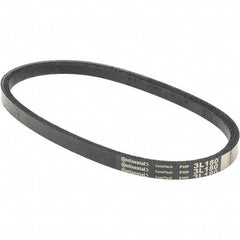 Value Collection - Section 3L, 18" Outside Length, V-Belt - Rubber, Fractional HP, No. 3L180 - All Tool & Supply