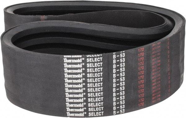 Value Collection - Section B, V-Belt - Neoprene Rubber, Classic Banded, No. B-53 - All Tool & Supply