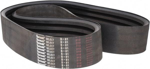 Value Collection - Section B, V-Belt - Neoprene Rubber, Classic Banded, No. B-81 - All Tool & Supply