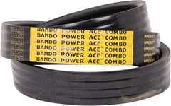 Bando - Section CX, 7/8" Wide, 162" Outside Length, V-Belt - Black, No. CX158 - All Tool & Supply