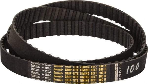 Value Collection - Section H, Timing Belt - Neoprene Rubber, Series H, No. 800H100 - All Tool & Supply