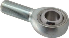 Made in USA - 3/4" ID, 1-3/4" Max OD, 28,090 Lb Max Static Cap, Plain Male Spherical Rod End - 3/4-16 RH, Alloy Steel with Steel Raceway - All Tool & Supply