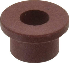 Bunting Bearing - 3/16" Inside x 5/16" Outside Diam, PTFE Sleeve Bearing - 7/16" Flange Outside Diam, 1/16" Flange Thickness, 1/4" OAL - All Tool & Supply