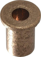 Boston Gear - 3/16" Inside x 5/16" Outside Diam, Oil Impregnated Bronze SAE-841 Flanged Sleeve Bearing - 7/16" Flange Outside Diam, 1/16" Flange Thickness, 1/2" OAL - All Tool & Supply